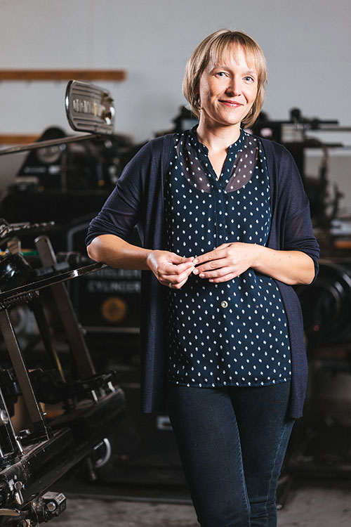 Franziska Helbig, Beratung, Veredelung und Druck
