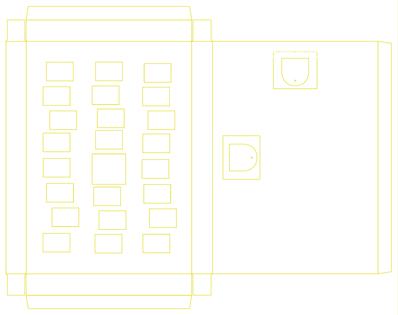 Stanzkontur Hochformat