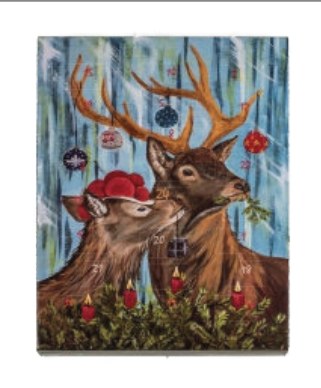 Adventskalender für 24 Pralinen